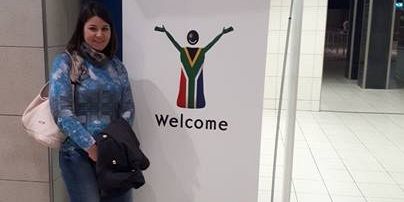 Angela Ferraro, tirocinante presso l'Istituto ICE di Johannesburg (Sudafrica)