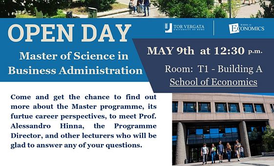 Master of Science in Business Administration OPEN DAY 2024 