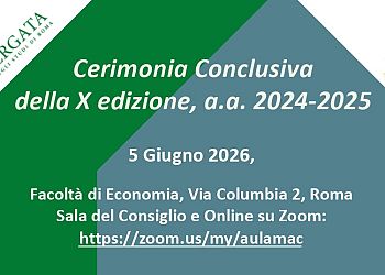 Master Anticorruzione - Cerimonia conclusiva