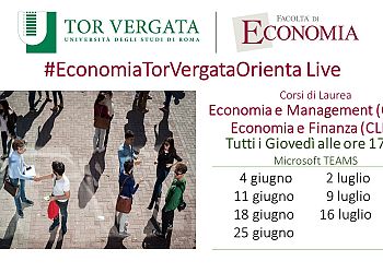 #EconomiaTorVergataOrienta Live - Orientamento online