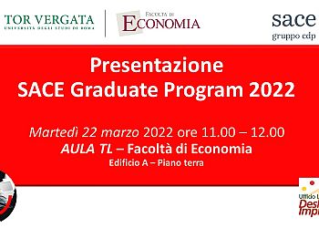 Presentazione SACE Graduate Program 2022