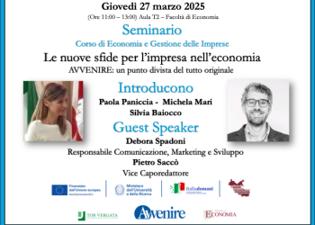 Le nuove sfide per l’impresa nell’Economia - AVVENIRE