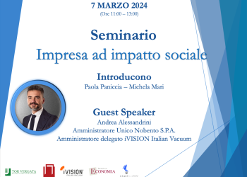 Impresa ad Impatto sociale – Nobento Spa e iVision s.r.l.