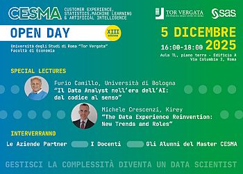 OPEN DAY XIII EDIZIONE MASTER CESMA