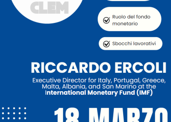 Seminario Riccardo Ercoli from International Monetary Fund (IMF) Seminario Riccardo Ercoli from International Monetary Fund (IMF)