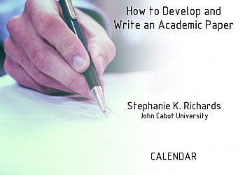 How to develop and write an Academic Paper