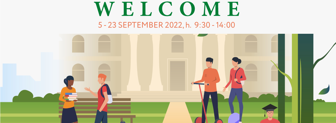 Students Welcome 2022 - 5-23 September 2022
