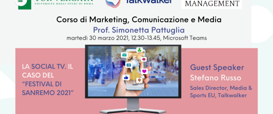 La Social TV. Il Caso del Festival di Sanremo 2021 - Corso di Laurea in Economia e Managment