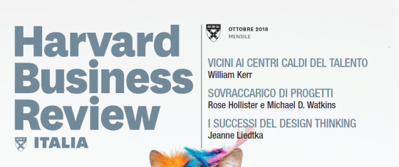 Rapporto Master 2018 - Formazione Manageriale sul numero di Ottobre 2018 di Harvard Business Review