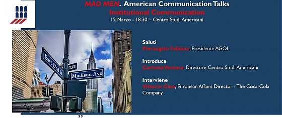 Mad Men American Communication Talk - Institutional Communication