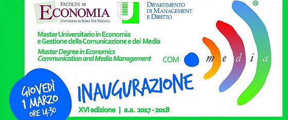 Inaugurazione XVI edizione del Master! 