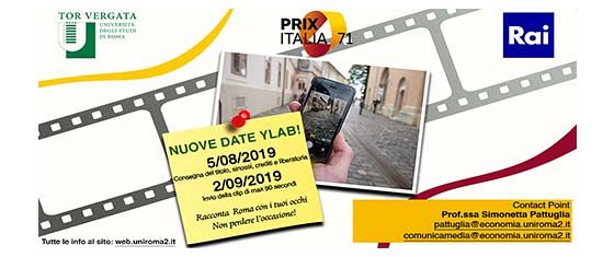 RAI - YLAB Nuove date di consegna dei lavori