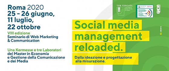 WEB MARKETING & COMMUNICATION.  SOCIAL MEDIA MANAGEMENT RELOADED: DALLA IDEAZIONE  E PROGETTAZIONE ALLA MISURAZIONE.