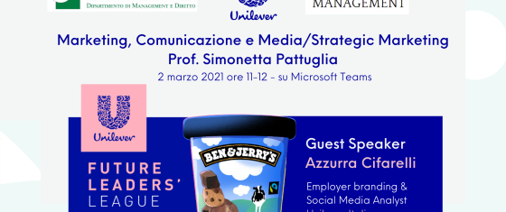 Unilever Future Leaders’ League - Corso di Laurea Magistrale in Economia e Management