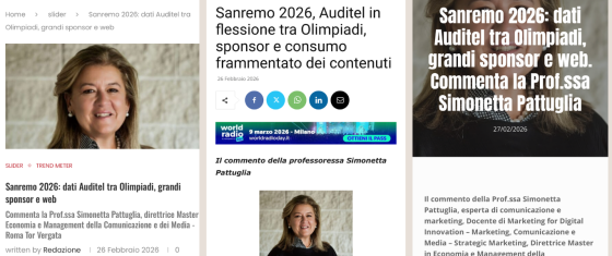 SANREMO 2026: OLTRE GLI ASCOLTI, I DATI NEL CONTESTO DI UNA TRASFORMAZIONE