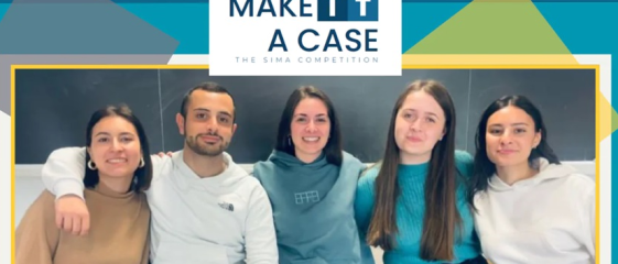 Cinque studenti del corso di Management delle Imprese Creative si aggiudicano a livello locale il contest MAKE IT A CASE