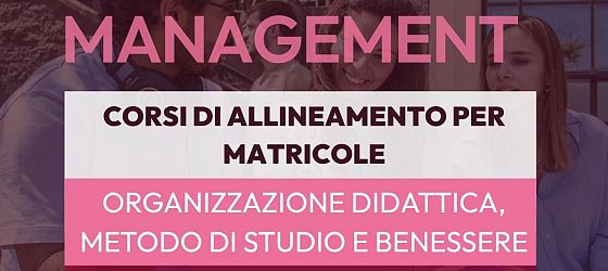 CORSI DI ALLINEAMENTO PER MATRICOLE