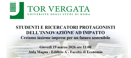 RICERCATORI E STUDENTI PROTAGONISTI DELL'INNOVAZIONE AD IMPATTO