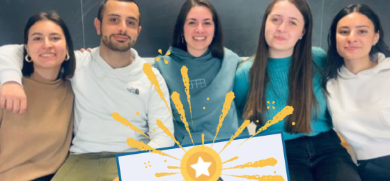 Roberta, Federica, Chiara, Giorgia e Simone, studenti del corso di Management delle Imprese Creative, sono i vincitori a livello locale del contest MAKE IT A CASE 2025