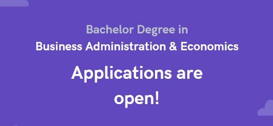 Bachelor in Business Administration & Economics - Applications are open!