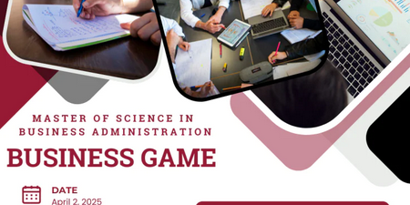 BUSINESS GAME Master of Science in Business Administration 