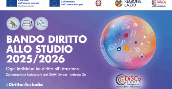 DISCO LAZIO - Bandi diritto allo studio - 2025-2026