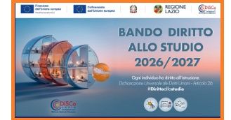 DISCO LAZIO - Bandi diritto allo studio - 2026-2027