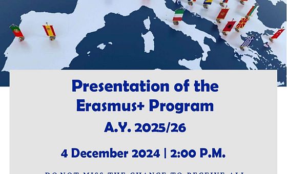 Erasmus+ Presentation a.y. 2025-2026