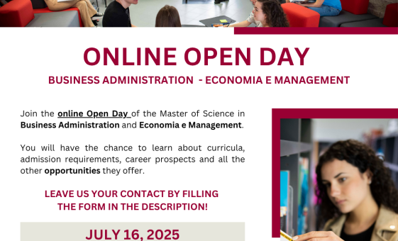 ONLINE OPEN DAY 
