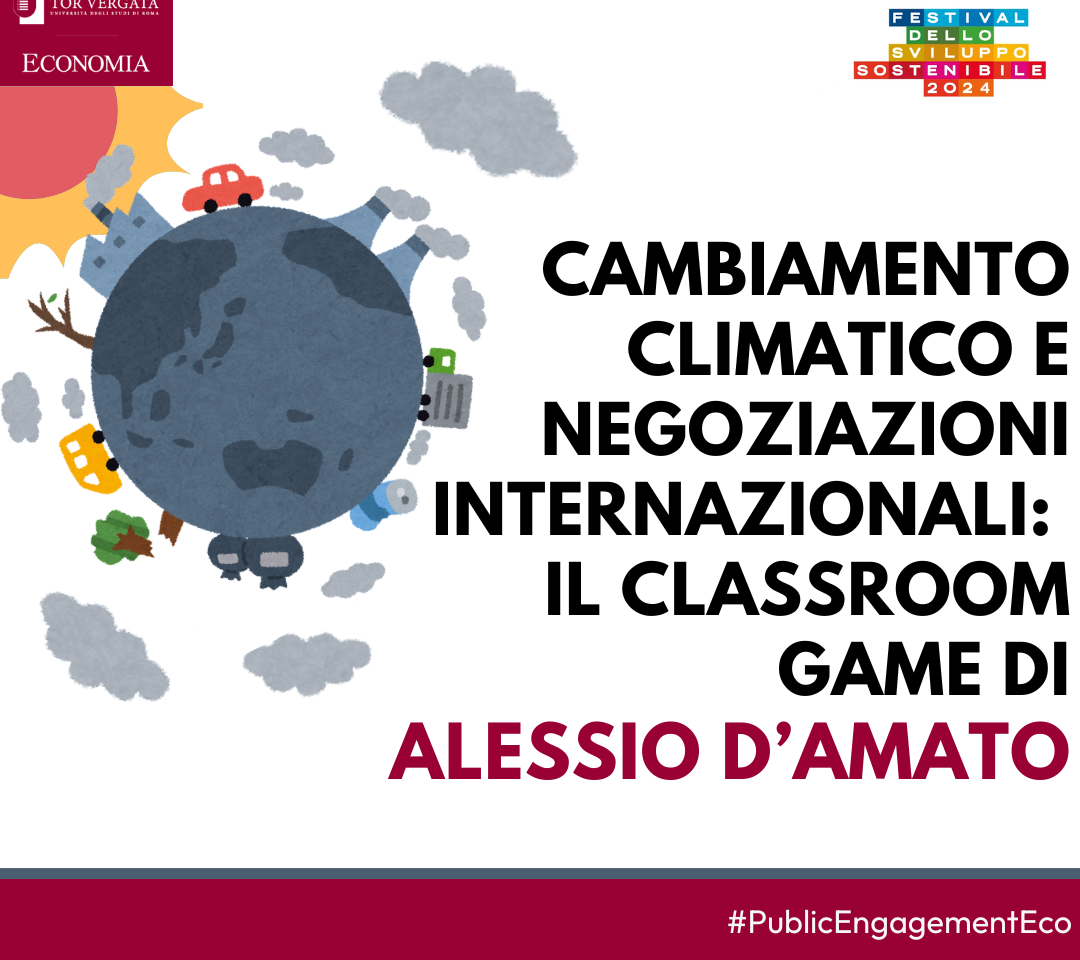 Festival dello Sviluppo sostenibile 2024: il Classroom game per contrastare il cambiamento climatico di Alessio D'Amato promosso dal MARIS