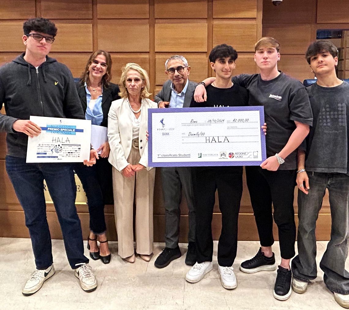 Un team di studenti di Economia vince con il progetto HALA la finale della Start Cup Lazio 2024