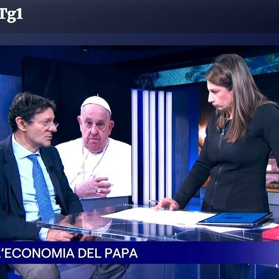 L'Economia di Papa Francesco nel ricordo di Leonardo Becchetti a TG1 Mattina