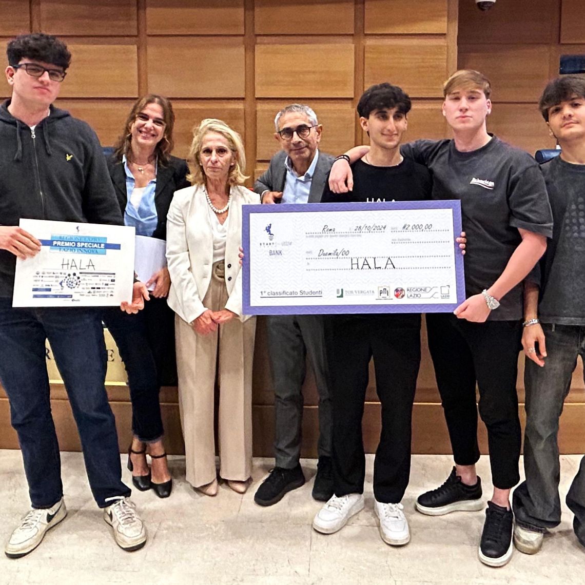 Un team di studenti di Economia vince con il progetto HALA la finale della Start Cup Lazio 2024