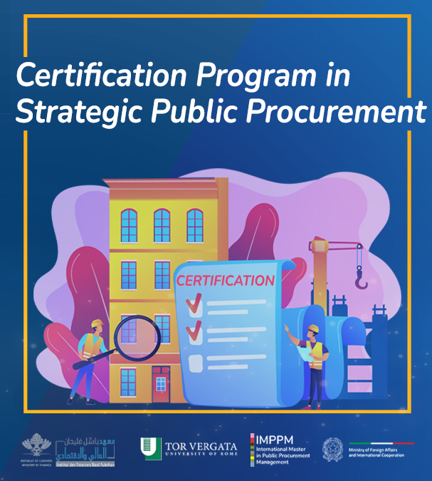 Strengthening the new Public Procurement Law implementation in Lebanon via a Public Procurement Certification Programme