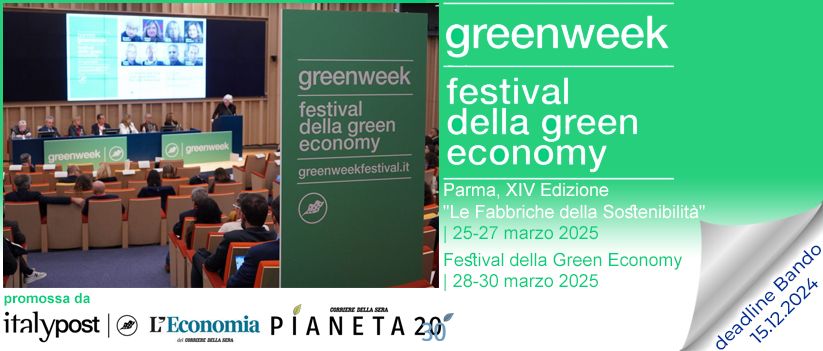 Green Week - Festival della Green Economy 14^ edizione - Progetto Academy 25-30 marzo 2025