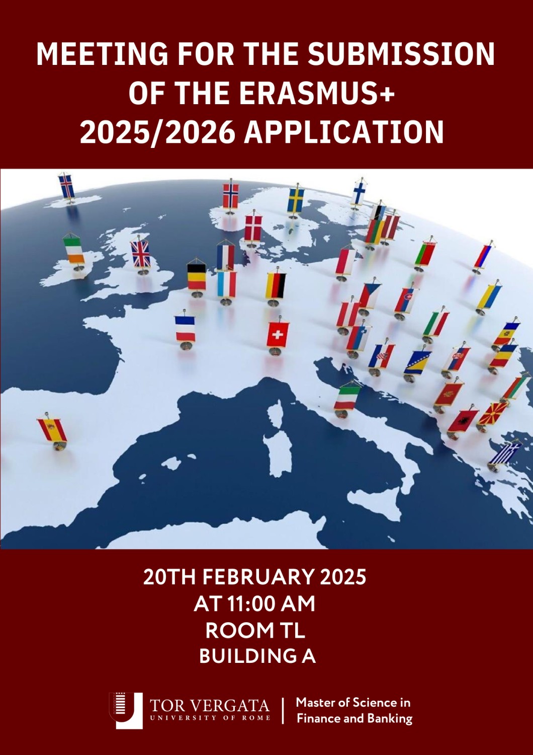 Erasmus Plus Program A.Y. 2025/2026 - Meeting for the applications 