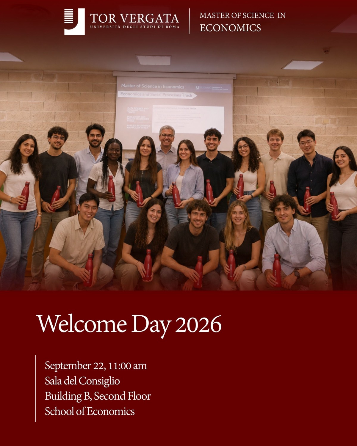 Welcome Day Economics - 2026 