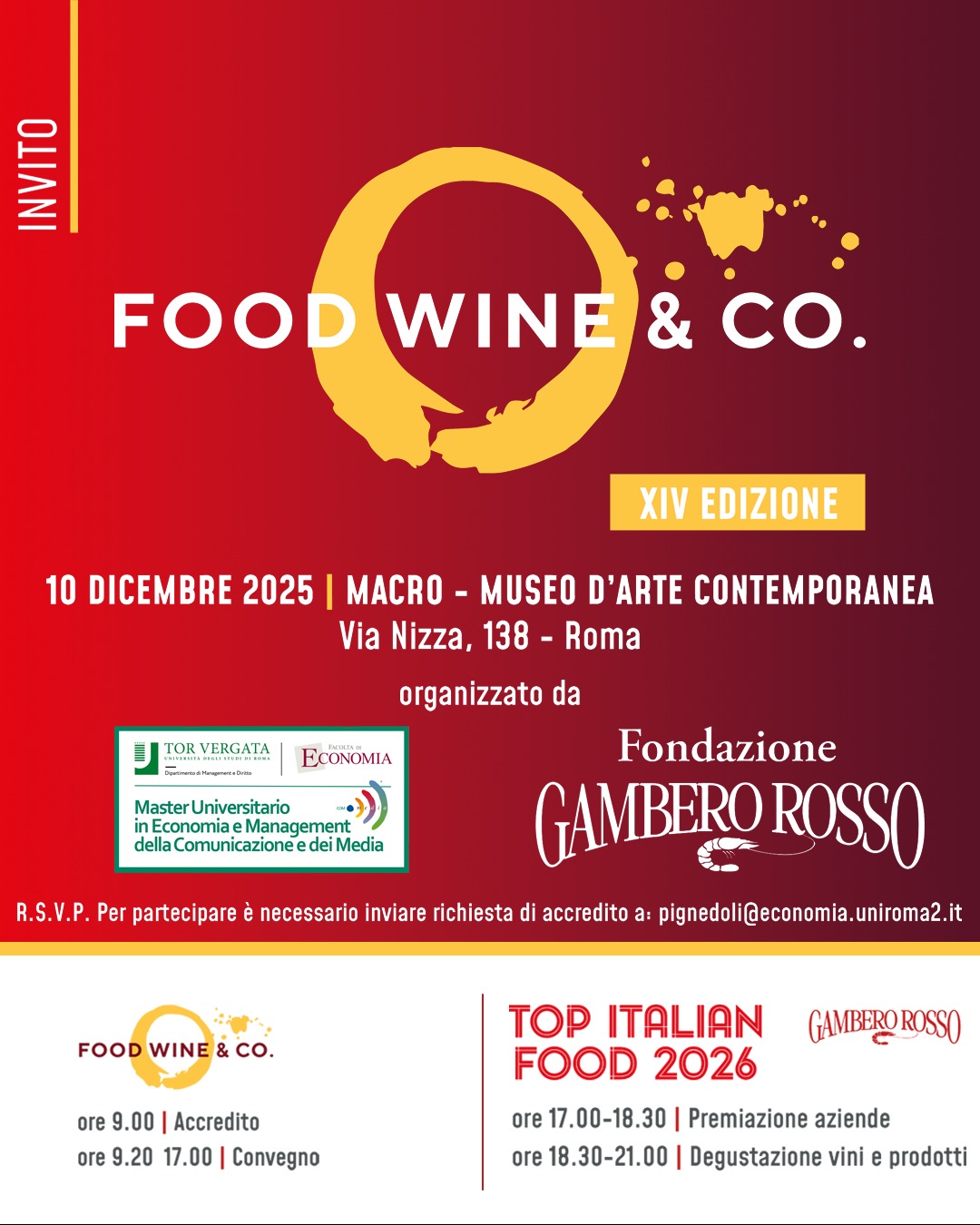 Food, Wine & Co. – XIV Edizione
